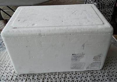 CAIXA DE ISOPOR