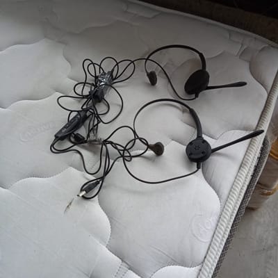 HEADSET MONOAURICULAR COM FIO